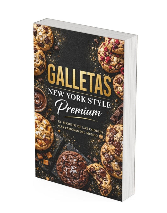 Galletas Estilo New York Premium: Descubre el secreto de las cookies más famosas del mundo 🍪  Bonos exclusivos para crear, innovar y comenzar tu negocio desde casa